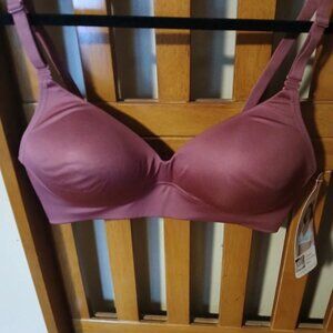 Warners Simply Perfect Mauve Lightly Lined Wireless Bra- 34D